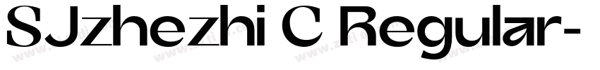 SJzhezhi C Regular字体转换